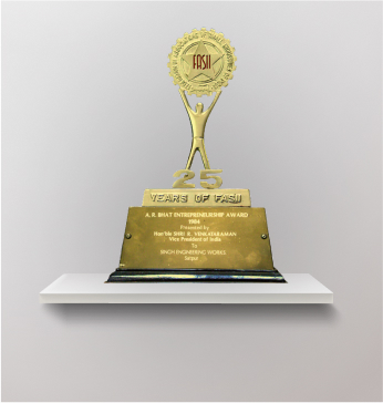 1984 : A.R. Bhatt Enterpreneurship Award for productivity